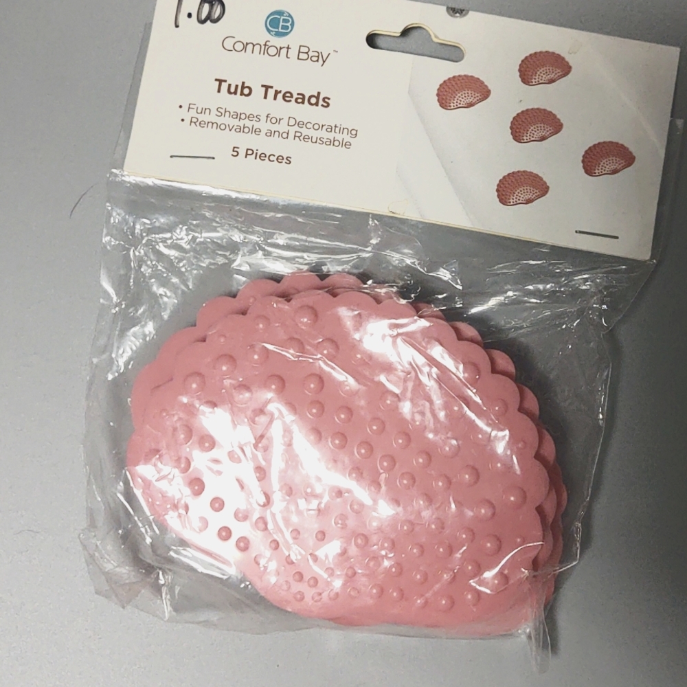 Mermaid Pink Tub Treds BathTub Grips